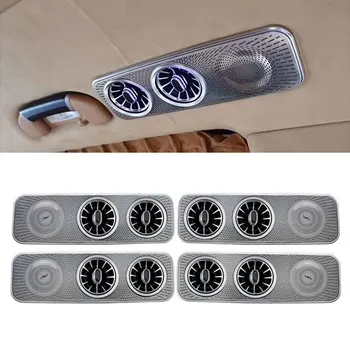 Interior del coche Techo Turbo Vent LED de Ambiente de la Lámpara Salida de Aire de la Cubierta de ajuste Para Mercedes Benz V-Class W447 Vito V260 V250 2014-2023