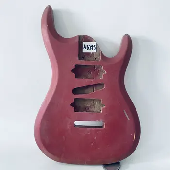 AB243 HSH Pastilla de Guitarra Eléctrica de Cuerpo Rojo Mate Stock de Artículos sin terminar Personalizado Partes de Guitarra para el BRICOLAJE