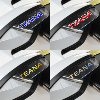 2PCS Transparente Espejo Retrovisor Coche Protector de Lluvia Ceja Visera Para Nissan Teana J31 J32 J33 J34 1 2 3