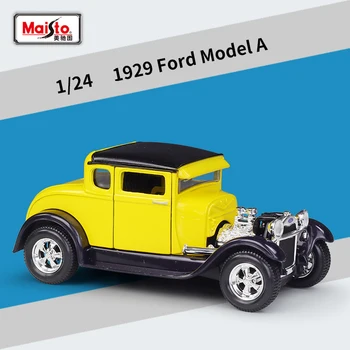 Maisto 1:24 Ford Modelo a De 1929 coche de época de Aleación Modelo de Coche Diecasts & Vehículos de Juguete Recoger el Coche de Juguete de Niño regalos de Cumpleaños