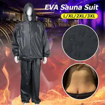 EVA Sauna Unisex Traje Pesado de Fitness Peso Pérdida de Sudor Traje de Sauna Gimnasio Sudaderas de Deporte Traje de Calorías Quemador Traje de Sudor