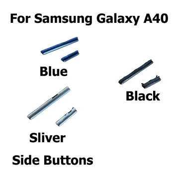 Original Lado de la Tecla de encendido + Botón de Volumen Para Samsung Galaxy A40 ENCENDIDO APAGADO Subir Volumen Abajo Reemplazar las Piezas de Reparación