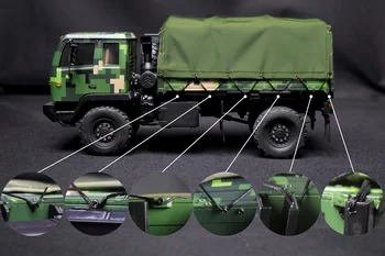 Orlando Hunter Modelo Mx0060 Rc Ejército De Simulación De Camiones Carpa De Techo M01 Accesorios De Bricolaje De La Asamblea
