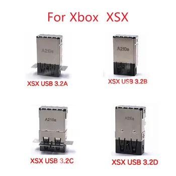 Para Xbox Serie X HDMI-compatible con Puerto USB 3.2 Enchufe del Conector Jack de repuesto Para la Reparación XSX