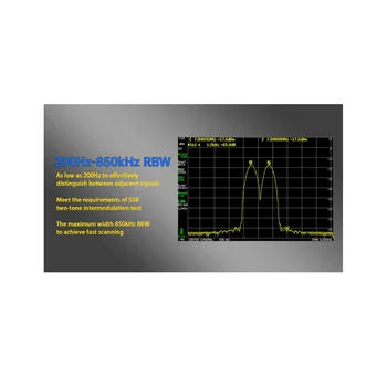 Para TinySA ULTRA 4.0 Pulgadas Portátil Analizador de Espectro de 100KHZ-5.3 GHz de Alta Frecuencia del Generador de Señal con Antena+Cable de RF