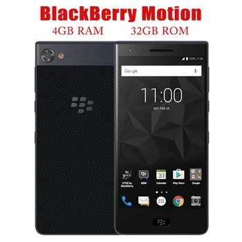 Original Desbloqueado BlackBerry Movimiento Teléfono Celular 32GB ROM 4GB de RAM Móvil 12MP de la Cámara del Smartphone Bluetooth de la Pantalla Táctil de WiFi de la Barra de