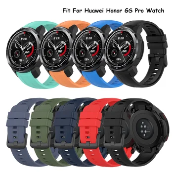 22mm Correa de Silicona para Huawei Honor GS Pro Smart Watch Sport Correa de reloj de Pulsera Banda de Pulsera Para Honrar a Ver GS Pro