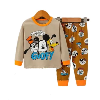 Bebé Niños Niñas Conjuntos de Ropa para Bebé de Bebé de Algodón juego de Ropa de Niños de algodón Top+Pantalones de Traje de Mickey Mouse Niños ropa