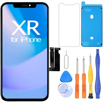 Para el iPhone XR Con Pantalla LCD Digitalizador con Kits de Reparación para 6.1 Modelo 3D de la Pantalla Táctil de la Asamblea del Reemplazo Para el iPhone XR LCD