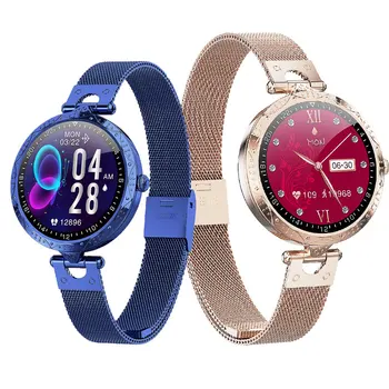 AK22 Reloj Inteligente Mujer de la Aptitud de la Pulsera Impermeable Monitor de Ritmo Cardíaco de la Señora de los Deportes de Smartwatches Para Android ios Xiaomi Huawei