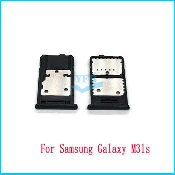 Para Samsung Galaxy M31s M317F de la Tarjeta SIM de la Ranura de la Tarjeta SD Adaptador del soporte de la Bandeja de Piezas de Repuesto
