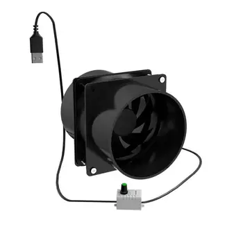 USB de Velocidad Ajustable de la Soldadura Absorbedor de Humo ESD campana Extractora de Humos Tubo de Conducto Exhuast Ventilador con 1 m de Tubo de Hidromasaje de Ventilación del Ventilador