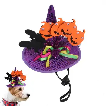 Halloween Disfraces De Mascotas Perros Y Gatos Traje Sombrero Blando De Halloween De Disfraces De Mascotas Accesorios Con El Bate De Calabaza Patrón De Vestido De Traje