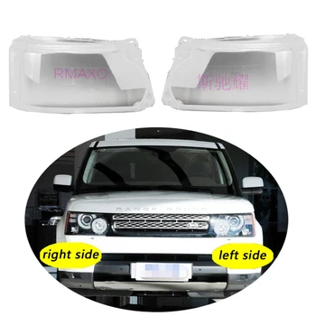 Uso Para LAND ROVER Range Rover Sport 2010-2013 Transparente de la Tapa de los Faros cortina de Lámpara Faro Delantero Shell Pantalla de lámpara con Lente de shell