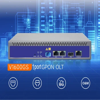 GPON OLT 1:128 Compatibile XPON ONU SNMP 1PORT FTTH Mini Telnet CLI WEB de gestionar la función de un Solo Puerto vsol