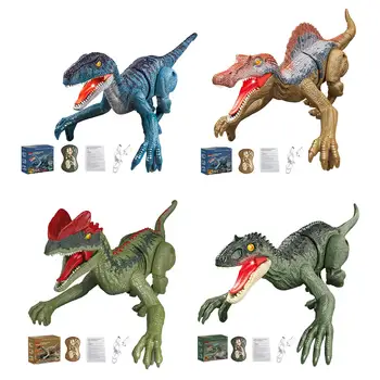 Robot Dinosaurio con Luz y Sonido Realista RC Juguetes de Dinosaurios Dinosaurios de Juguete para Niños Niñas Niños Niños Regalos de navidad