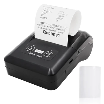 Mini portátil de 58mm Impresora Térmica de 2 pulgadas Inalámbrico BT+USB Recibo de la Factura de la Impresora de tickets con 57mmPaper, el Restaurante de las Ventas al por menor