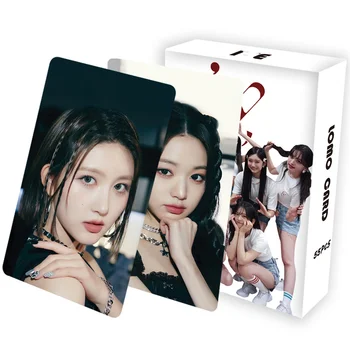 KPOP 55 Piezas/Set IVE EL 1ER ÁLBUM LOMO de la Tarjeta de Wonyoung Gaeul Álbum de la Tarjeta Grupo de chicas De 11 Favorito de los fans del Regalo de la Impresión de la Foto de la Postal