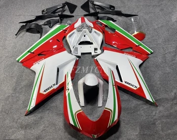 Nuevo ABS Carenado Kit de Ajuste para Ducati 848 1098 1198 Evo 2007 2008 2009 2010 2011 2012 2013 2014 Carrocería Conjunto Fresco Rojo Verde