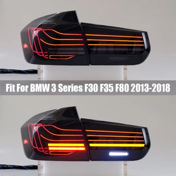 La luz trasera de la Asamblea Ajuste para BMW Serie 3 F30 F35 F80 2013 2014 2015 2016- 2018 Modificado CSL Flotante, Luz de conducción de Agua de Dirección