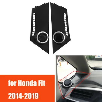 La Puerta frontal Altavoz Tweeter Cubierta de Agudos del Altavoz de Audio de la Tapa Bocina Shell de Decoración para el Honda Fit 2014-2019