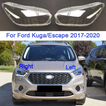 Para Ford Kuga Escapar De 2017 2018 2019 2020 Faro De La Cubierta Transparente De Los Faros Shell Faros Delanteros Cubierta De Coche Accesorios
