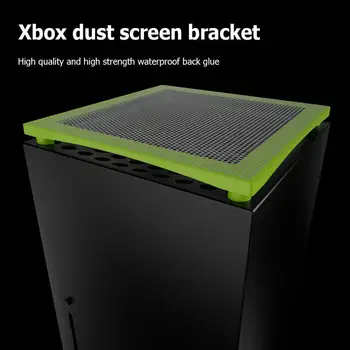 Cubierta a prueba de polvo con el Soporte de Xbox Serie X Soportes de Filtros de Juego de Accesorios de PVC