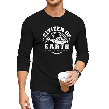 Nueva Dimensión de la Tierra C-137 Larga T-Shirt de gran tamaño camisetas de anime de ropa camisetas de hombre nueva edición de camiseta de los hombres guarniciones