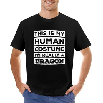 Humanos Disfraz de Dragón con aliento de Fuego de la Bestia Alas Camiseta graciosa camiseta camiseta de hombre de secado rápido camiseta para hombre de la ropa