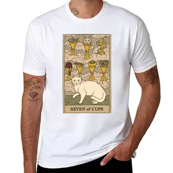 Nuevas Siete de Copas T-Shirt camisetas divertidas lindos tops estética de la ropa de verano tops equipada t shirts para hombres