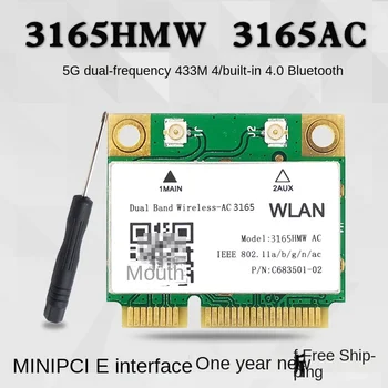 3165HMW AC 600M 5G de banda Dual Portátil Integrado en la Red Inalámbrica de la Tarjeta Mini Pcie Bluetooth 4.0