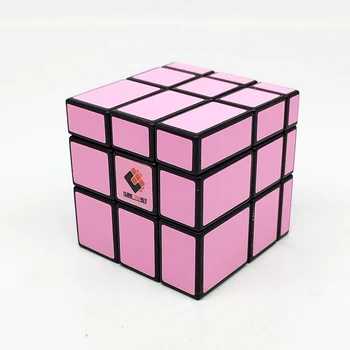 Varios Colores de 3x3x3 Rompecabezas Mágico Cubo 3x3 Liso Espejo Cubo Cubo Mágico con Curvas de Rompecabezas de Cubo de Juguete Para los Niños de los Niños