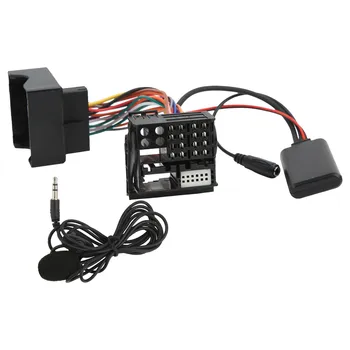  Adaptador de Entrada de Cable Flexible Auto Estéreo con Conector de Micrófono para la Modificación