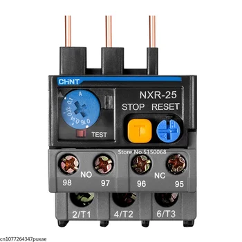 CHINT Relé NXR-25 0.63~1A-17-25A NXR-38 23A-32A-30A-40A NXR-100 80-100A Térmica Relé de Sobrecarga para NXC Contactor de la CA de la serie