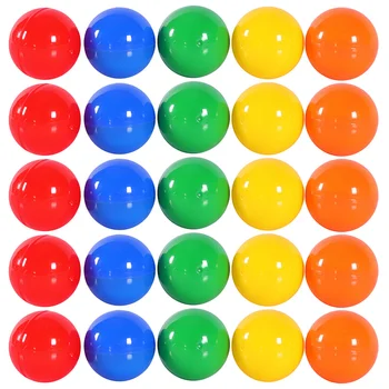 50 piezas de la Lotería de Bolas Bolas de Colores Esfera Partido de Plástico Obras de la Rifa de la Actividad del Juego Props Padre-hijo