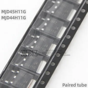 10pcs/lot MJD44H11G MJD45H11G de la pantalla de Seda de la impresión J44H11G J45H11G A-252 paquete Original, genuina transistor de Potencia Emparejado tubo