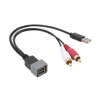 Retención USB Adaptador de Puerto USB de Retención de Cable Flexible para la Radio del Coche