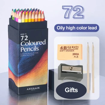 12/24/48/72 Colores de lápiz de Color DIY set incluye: Color Madera, Lápiz, Sacapuntas, Borrador de la Escuela de Oficina Suministros de Arte de Papelería