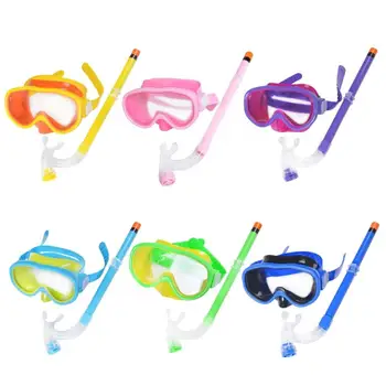 Niños Gafas De Snorkeling Set Anti-Niebla Anti-Fuga De Childs Máscara De Snorkel Para Niñas Y Niños, Gafas De La Natación De Engranaje De Paquetes