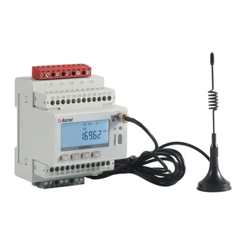 Riel Din wifi smart power voltímetro multifunción 3 ph inalámbrica medidor de energía ADW300-WIFI