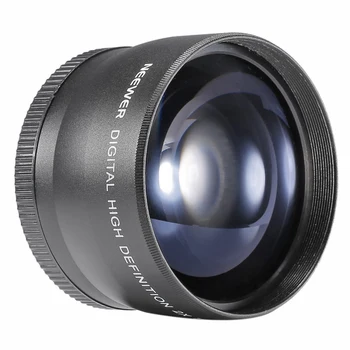 58 2X Lente Telefoto Teleobjetivo Convertidor para Canon Nikon Sony Pentax 18-55mm