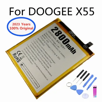 2023 años de Alta Calidad 2800mAh Batería Recargable Para DOOGEE X55 X 55 Smart Teléfono Móvil de la Batería Batería En Stock + Kits de herramientas
