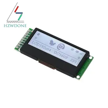 HZWDONE LCD19264 192*64 192X64 Gráfico de la Matriz Módulo del LCD de la Pantalla de Visualización de 5V LCM construir-en UC1609C Controlador con Retroiluminación LED