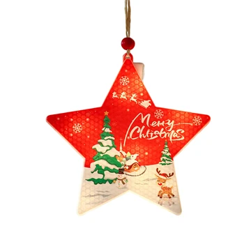 Adorno del Árbol de navidad Árbol de Navidad, Luz Decorativa Colgante Adorno Fiesta de Navidad de Accesorios para la Decoración del Hogar