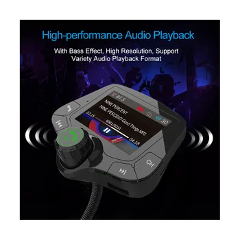 G24 Transmisor FM Coche Receptor de Audio Bluetooth Reproductor de MP3 de Coche Universal de artículos para el Automóvil