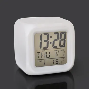Digital Reloj de Alarma Inteligente LED Electrónico de Escritorio Relojes Reloj de Mesa Electrónica de Escritorio Relojes USB de despertador, Reloj despertador Tiempo