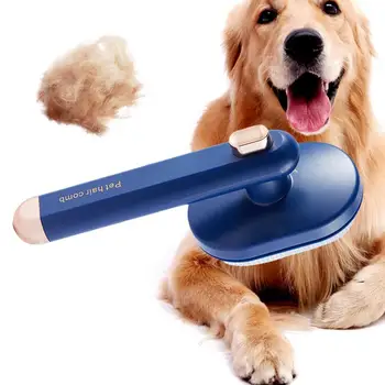 Cepillo Para Mascotas Para El Desprendimiento De Perro Slicker Mascota Auto Cepillo De Limpieza Preparación Del Perro Cepillo Cepillo Para Mascotas Para Perros Mascotas Productos De Aseo