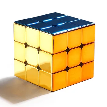 [Picube] SengSo Metal 3x3 Magnético de Oro Cubo Cubo Mágico Puzzle Velocidad Cibe M3 Mágico 3x3x3 Cubo Кубик Рубика Cibo de Juguete