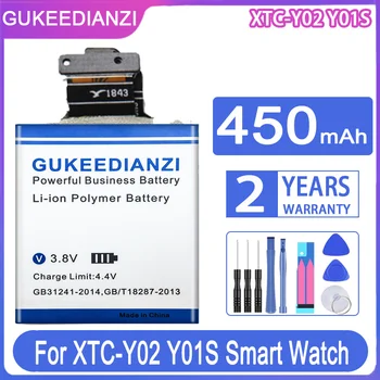 GUKEEDIANZI Reemplazo de la Batería XTCY02 Y01S 450mAh Para XTC-Y02 Y01S Reloj Inteligente Digital de Baterías