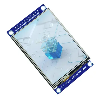 Envío Gratis! De 2.4 pulgadas 4-wire serial SPI de TFT LCD del módulo de ILI9341 unidades de Módulo LCD Con pantalla Táctil de 240*320